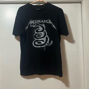 Metallica Black album snake T-shirt ￼